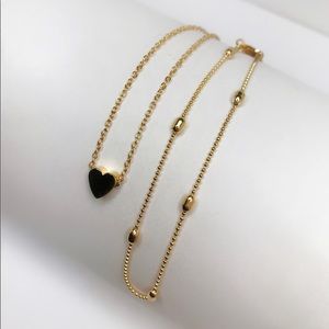 Gold Double Anklet